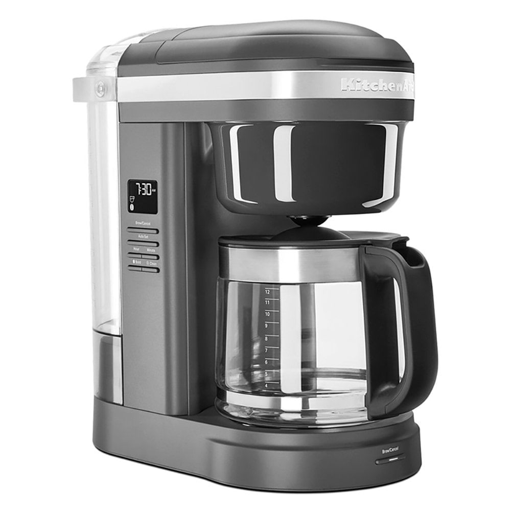 Cafetera de Goteo KitchenAid para 12 Tazas 1100 W Color Gris Carbón