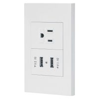 Placa De 3 Módulos Blanca - Volteck