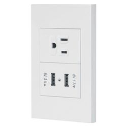 Placa De 3 Módulos Blanca - Volteck