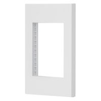Placa Española De 3 Módulos Blanca - Volteck