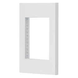 Placa Española De 3 Módulos Blanca - Volteck