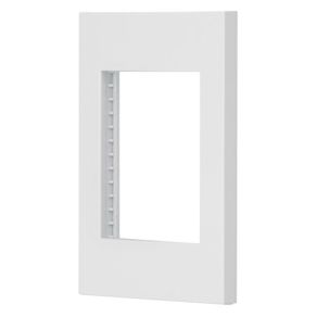 Placa Española De 3 Módulos Blanca - Volteck