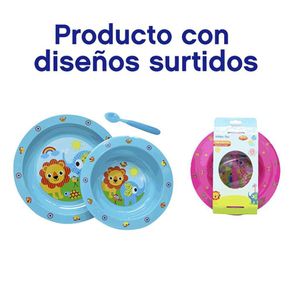 Juego D/Plato C/Cubierto - Infantec