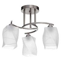 Lámpara. Techo Níquel Satinado 3L E27 40W - Z