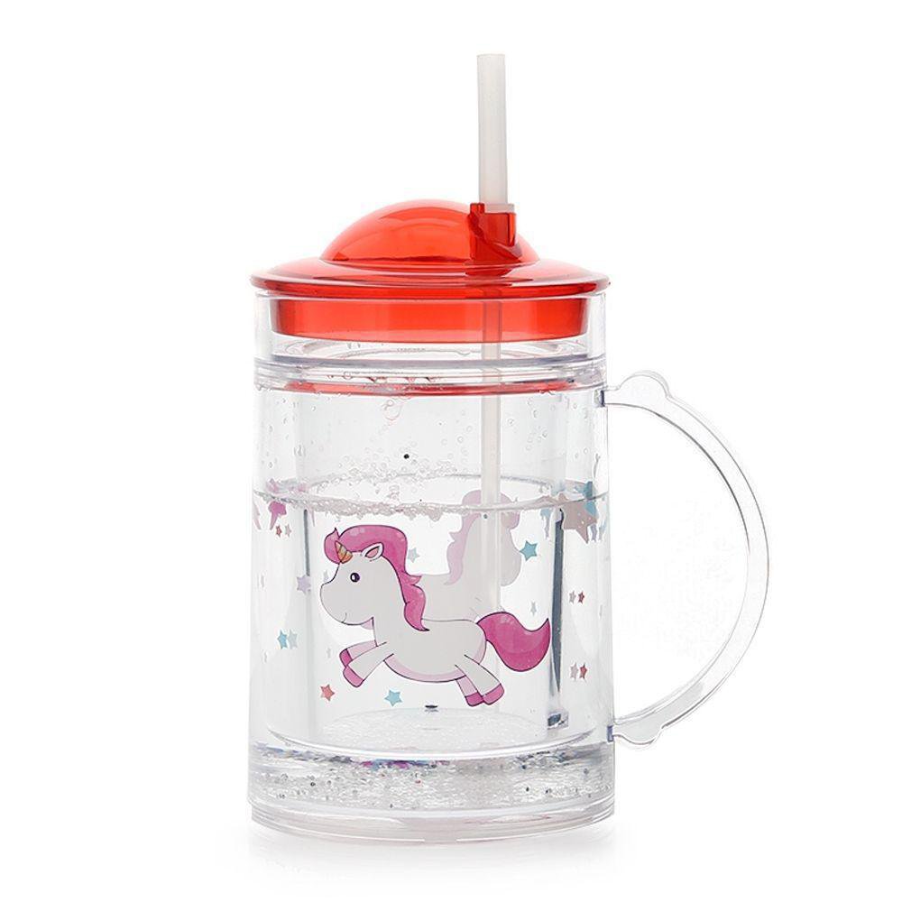 Vaso Infantil con Pajilla Diseño Pony