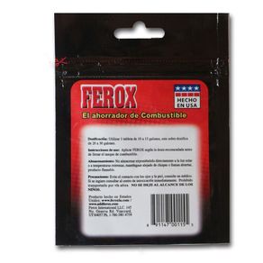 Octane Booster Gasolina 2 Tabletas - Ferox