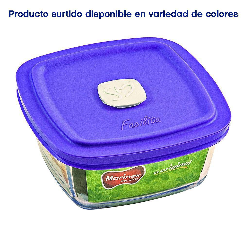 Contenedor Hermético De Vidrio Marinex Facilita Vapor - 500 ml