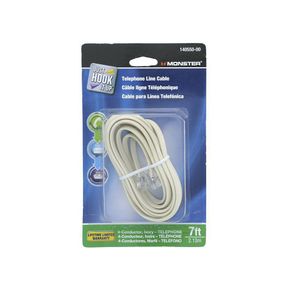 Cable De Teléfono De 4 Conductores 21 Metros Monster - Gc Thorsen