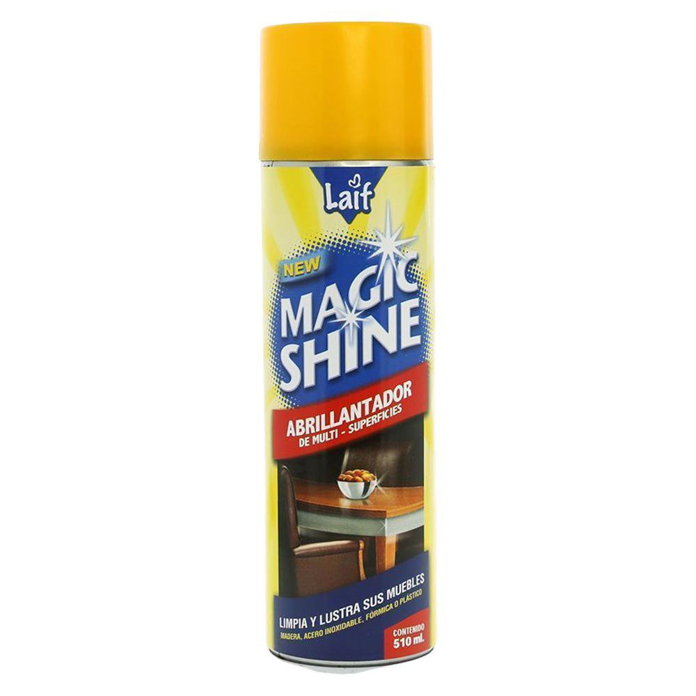 Abrillantador en Aerosol Laif Magic Shine Multisuperficies de 510 ml