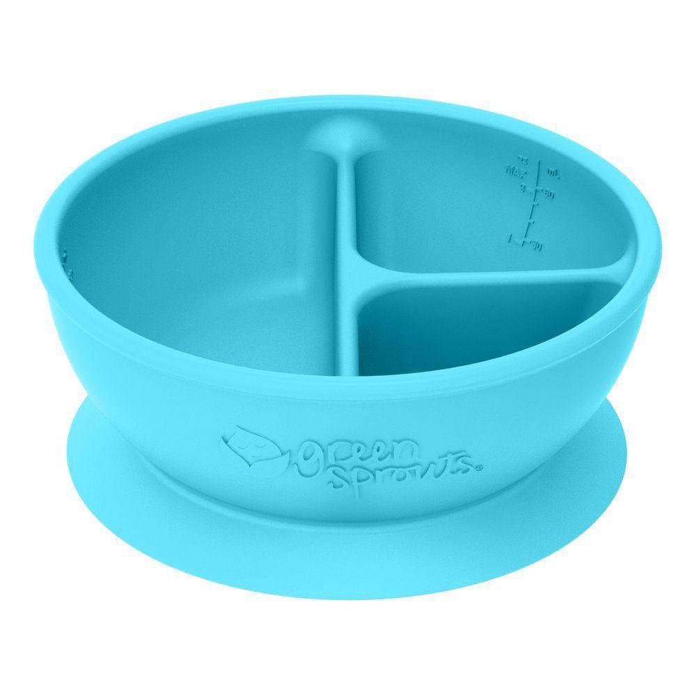 Bowl de Silicona con Secciones Aqua