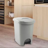 Basurero De Pedal Gris   26 l - Ucsan