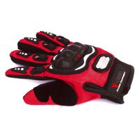 Guantes Para Motos Cerrados XL Rojo