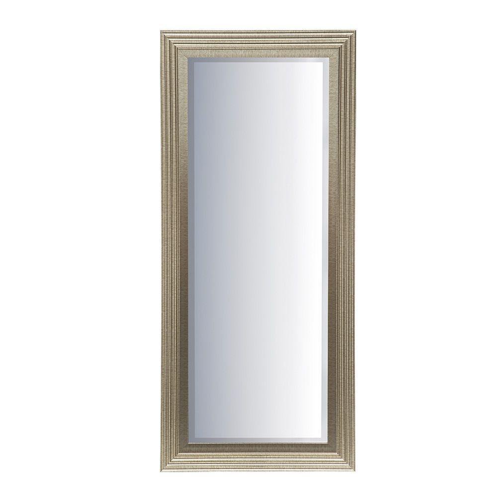 Espejo de Pared 45 x 122 cm Rectangular con Marco Color Dorado