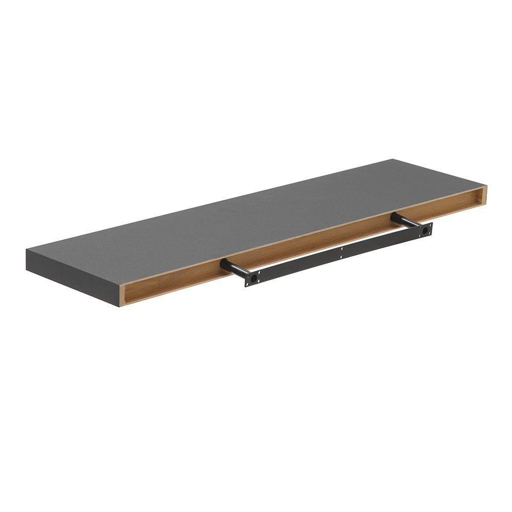 Repisa Flotante Negra - S&D Shelving Varios Tamaños
