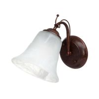 Lámpara De Pared Acabado Chocolate 1Bombillox60Wmax - Zlumini