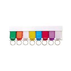 Set De 8 Llaveros Con Etiqueta - Hy-Ko