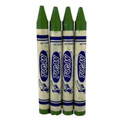 Crayones Para El Rostro Y Cuerpo Color Verde 5 Unidades - Tucan