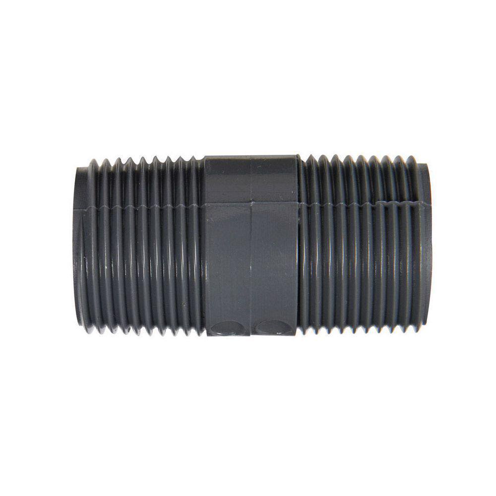 Niple 3/4 Plg x 2 Plg de PVC Gris Nipe Pvc De 3/4X2 (18Mm) A.P. - B&K Industries