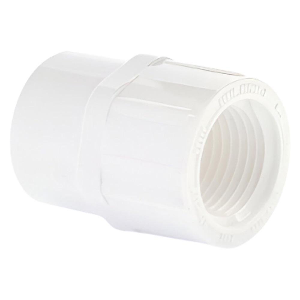 Adaptador Hembra de PVC con Rosca de 1/2 Plg