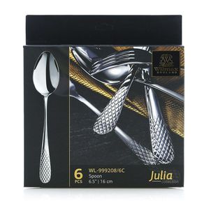 Set 6 Cucharas Para Té Julia 18/10 - Wilmax