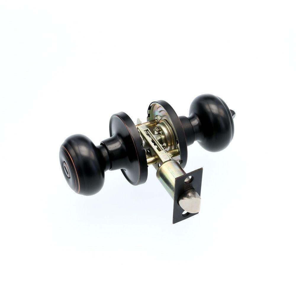Chapa De Baño Tipo Pomo Copa - Premium Lock Varios Colores Bronce Veneciano