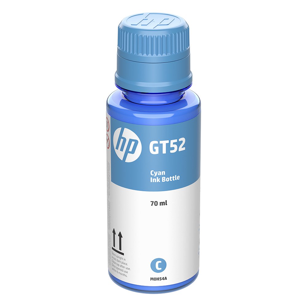 Botella de Tinta HP GT52 Cian de 70 mL para Impresoras Ink Tank y Smart Tank