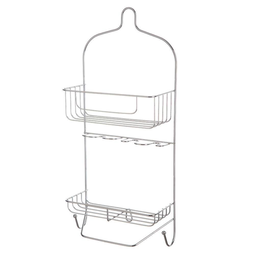 Organizador para Ducha de Metal Color Plateado Diseños Surtidos Organizador Metálico para…