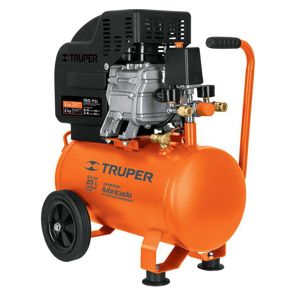 Compresor Horizontal de 25 Litros 3 Hp