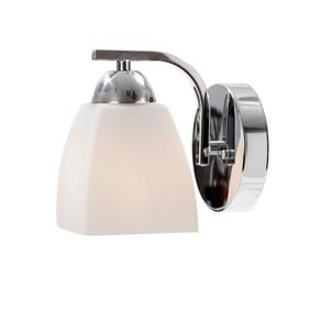 Lámpara De Pared Cromada/Blanco 1Bombillox60Wmax - Zlumini