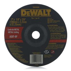 Disco Corte Metal 7 Plg 3.2Mm - Dewalt