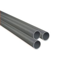 Tubo Rígido de Pvc Gris 1/2 X 3 M