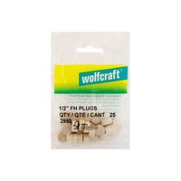 Tapón De Madera Cabeza Plana De 1/2 Plg - Wolfcraft Varios Tamaños