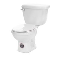 Sanitario de Dos Piezas Redondo Blanco