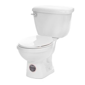 Sanitario de Dos Piezas Redondo Blanco