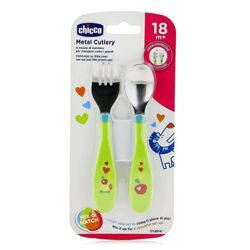 Set De Cubiertos 18M+ Acero Inoxidable - Chicco