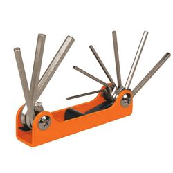 Llaves Estándar Hexagonal Tipo Navaja 9 Piezas - Truper