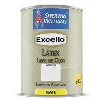 Excello Látex Libre De Olor Mate Ultra Blanco 1/4 Gal - Sherwin Williams
