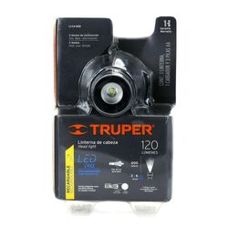Linterna De Cabeza Recargable Led 120 Lu - Truper