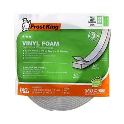 CINTA ESPUMA 1/4 X1/8 GRIS - FROST KING