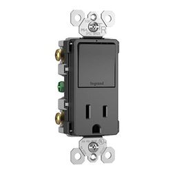 Interruptor Y Tomacorriente Gris - Legrand