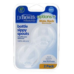 Boquillas Para Biberones Cuello Ancho - Dr. Browns