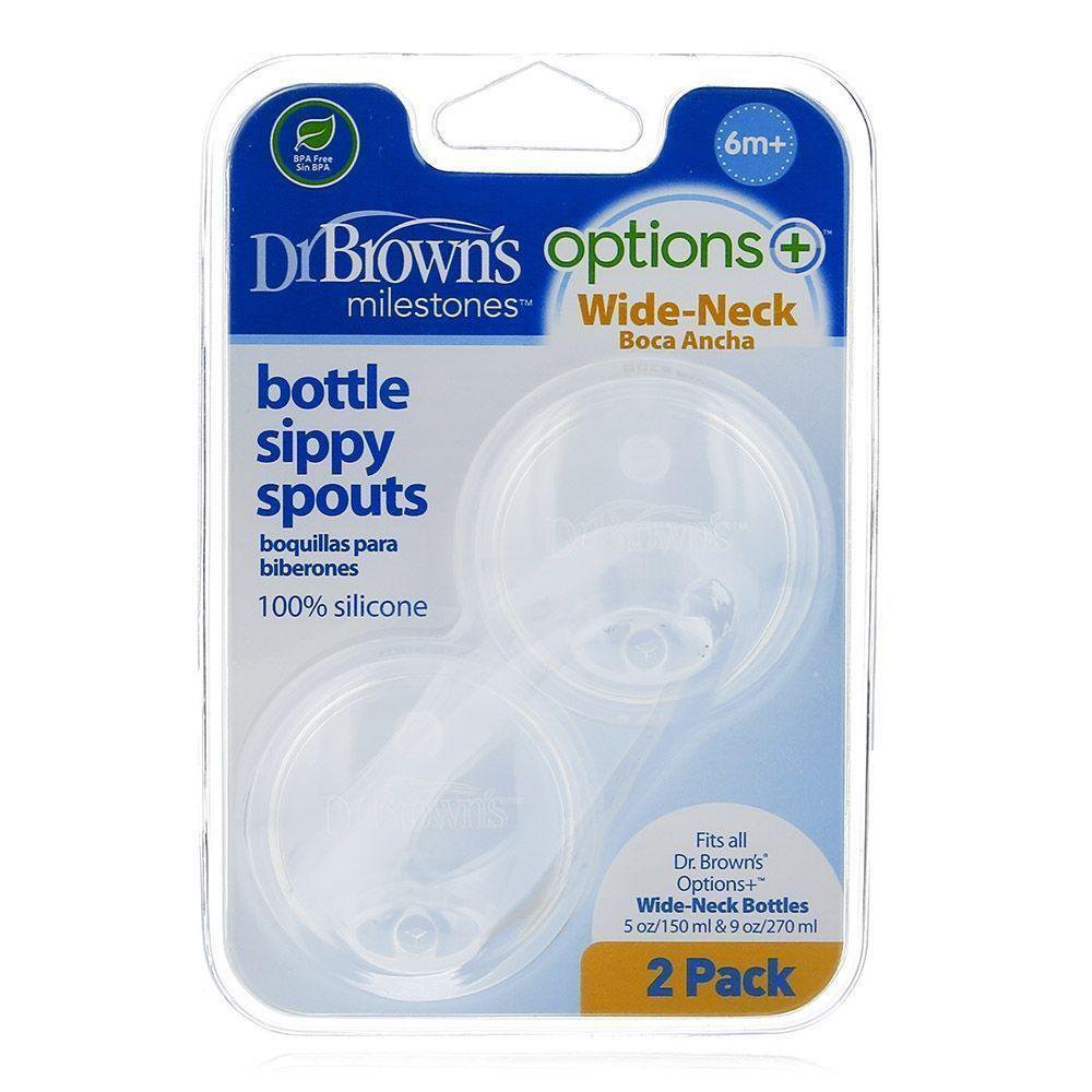 Set de Boquillas para Pacha Options+ Boca Ancha de 2 Piezas para 6+ Meses Set de 2 Boquill…