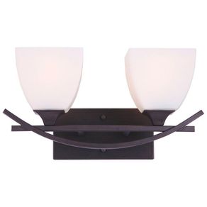 Lámpara De Pared Negra/Coffee 2Bombillosx60Wmax - Zlumini