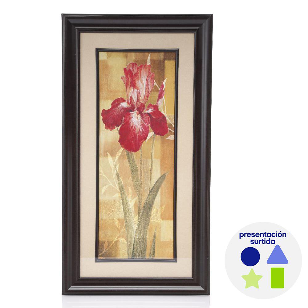 Cuadro Decorativo de 48 x 90 cm Temática Flores en la Naturaleza - Diseños Surtidos