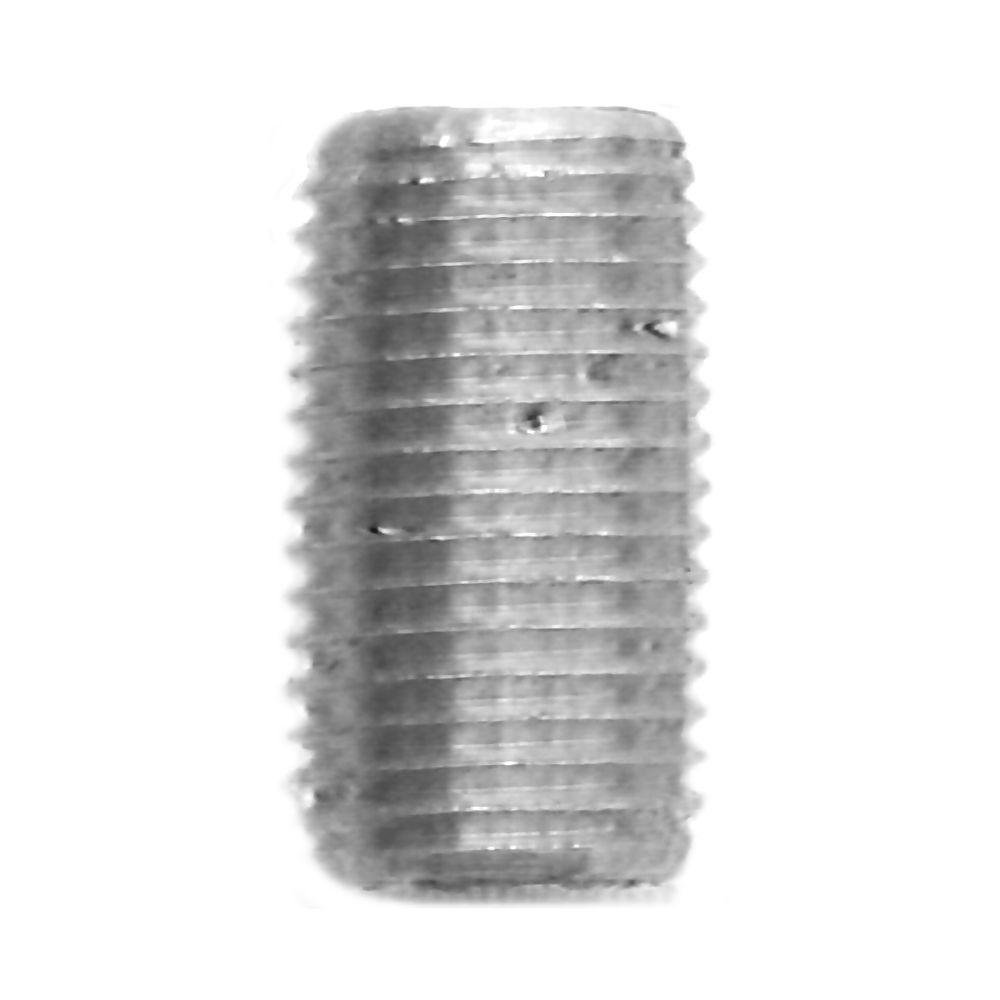 Niple con Rosca 1/4 X 1 Plg de Acero Galvanizado
