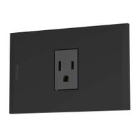 Toma Coaxial Sencillo Negro - Bticino
