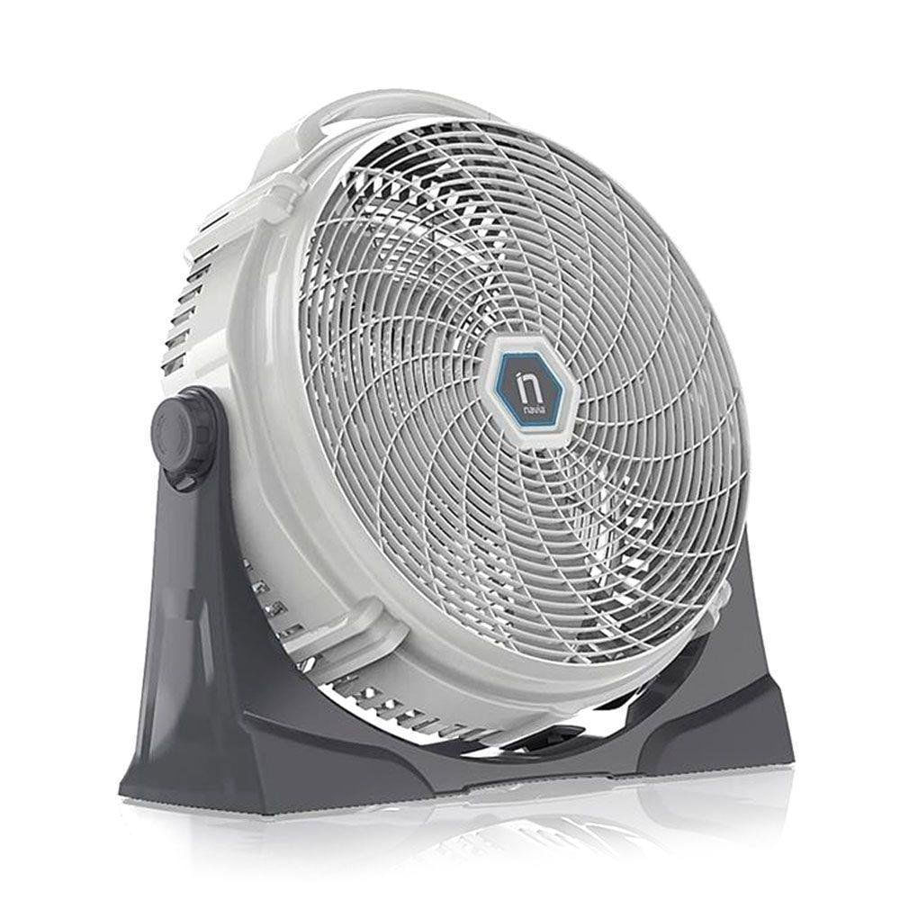 Ventilador de Piso o Pared Turbo Navia de 20 plg con 3 Velocidades Color Gris Ventilador de Piso o Pared Turbo Navia de 20 Plg con 3 Velocidades