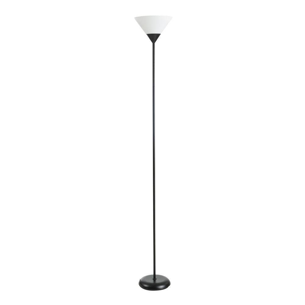 Lámpara de Pie Moderna con Pantalla Cónica - Varios Colores Negro