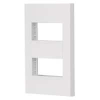Placa De 2 Módulos Blanca - Volteck