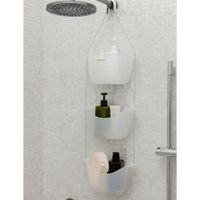 Canasta De Baño Bask (3) Blanco - Umbra